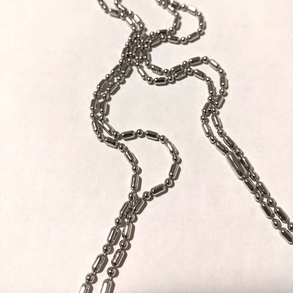 3/$15 Men's Army Tag and Pendant Chain set - Picture 3 of 5